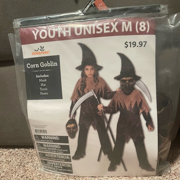 Youth Unisex Corn Goblin Costume M (8) - Picture 1 of 1